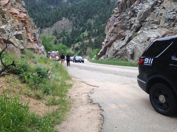 Rescue teams gearing up to recover the body of a man in Boulder Creek. (Photo: Tak Landrock)