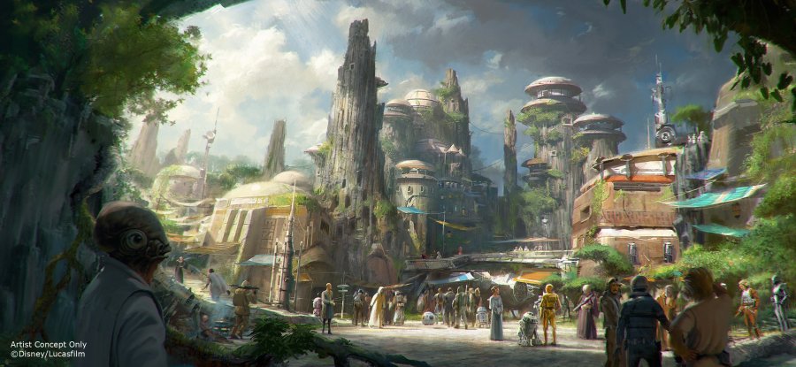 The happiest places on Earth are about to get a galactic upgrade. Walt Disney said it would build two new Star Wars theme parks at both Disneyland and Walt Disney World. The announcement was made Saturday, August 15, 2015, at the company's D23 Expo. The themed-land expansion, at 14 acres each, will be Disney's largest ever. (Photo: CNN)