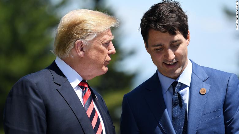 Pres. Trump and Canadian PM Trudeau