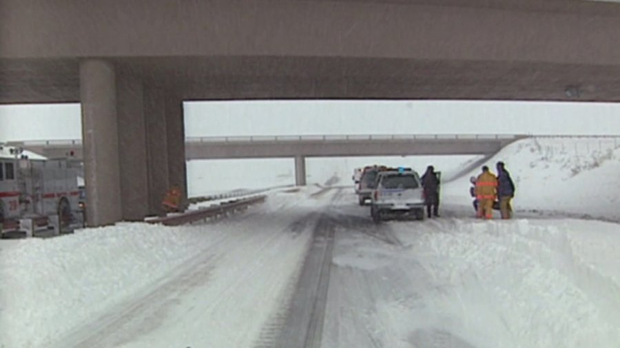 Scene from a blizzard on October 24 and 25 in 1997 that brought 14-30 inches to the Denver metro area.