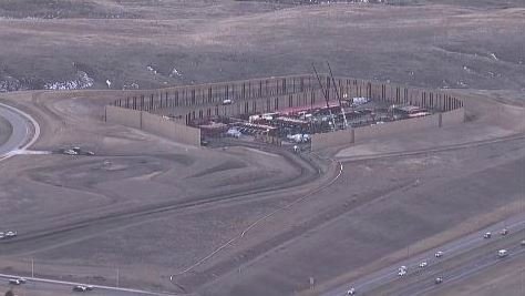 Extraction Oil and Gas well site in Broomfield