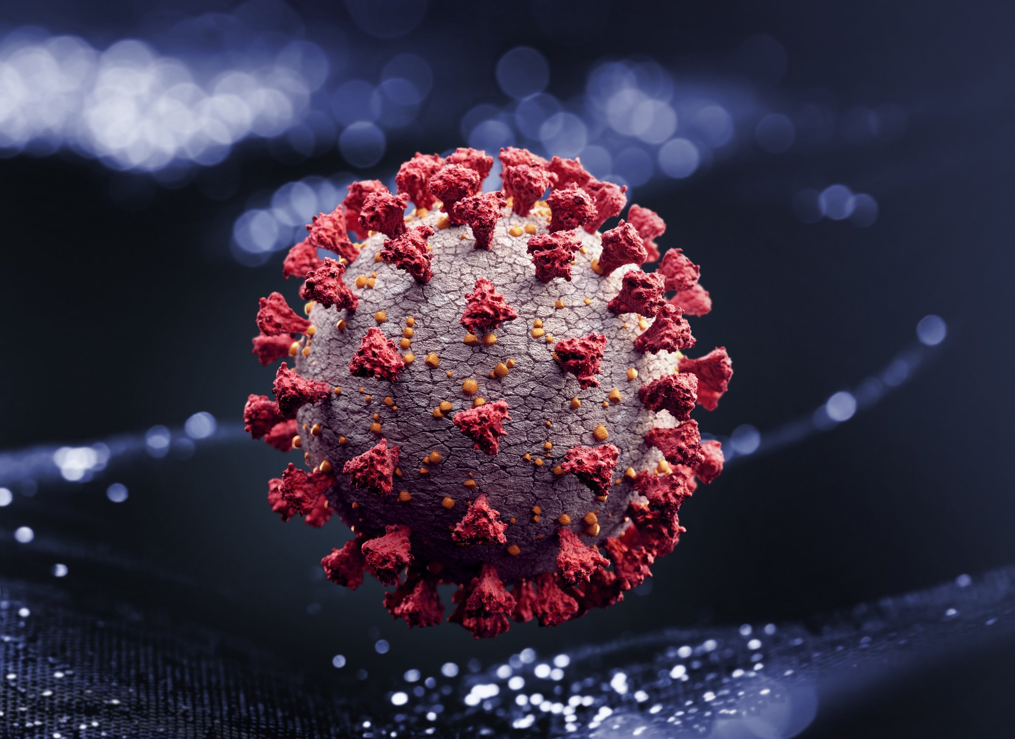 Novel coronavirus illustration.