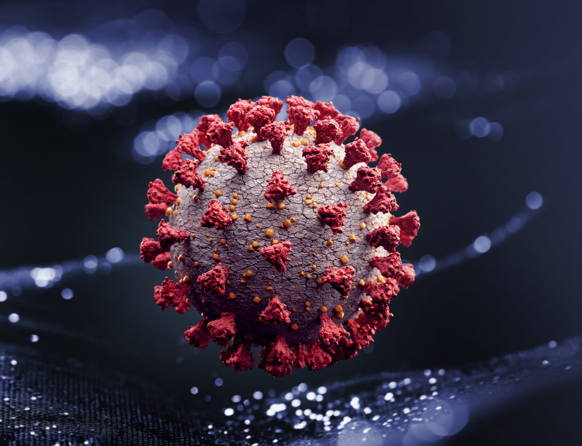 Novel coronavirus illustration.