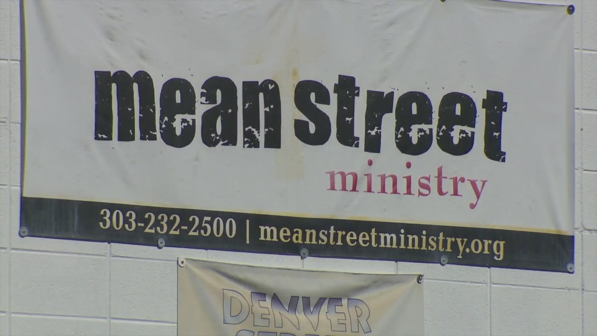 Mean Street Ministry sign