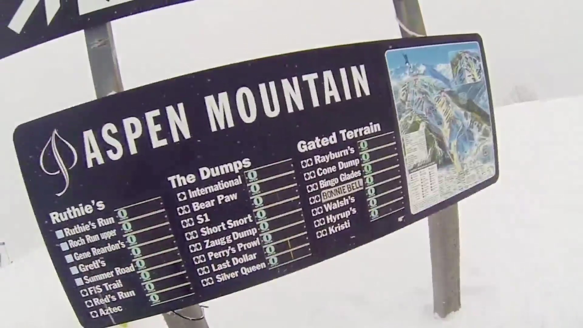 Aspen Mountain sign