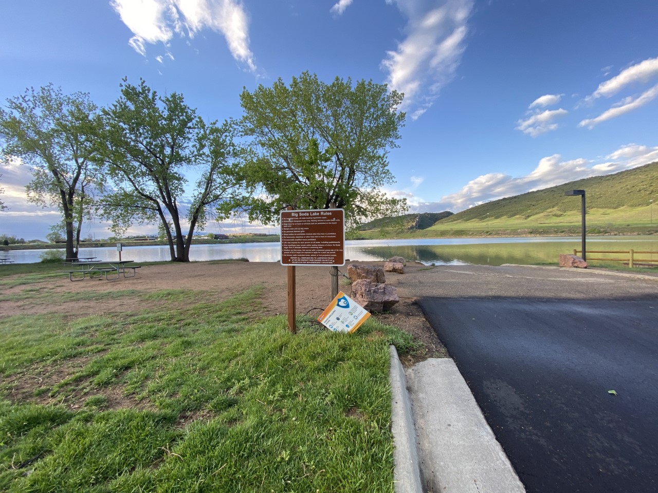 Big Soda Lake at Bear Creek State Park in Lakewood