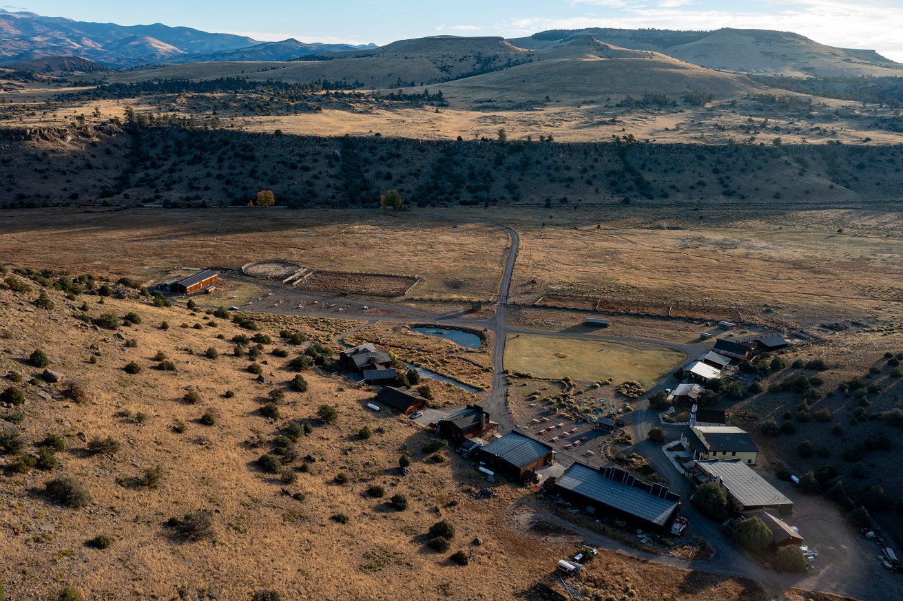 Old West cow town in Saguache County