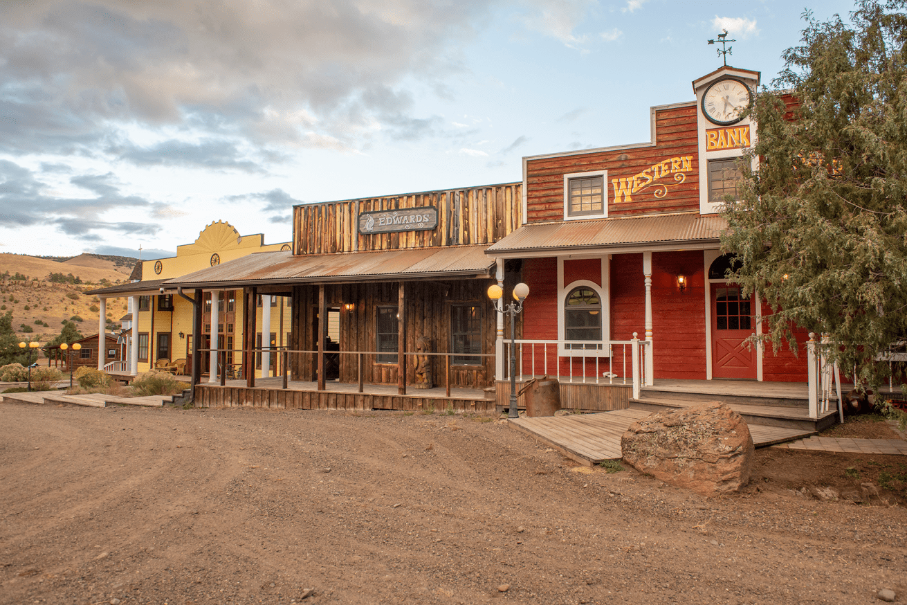 Old West town in Saguache County