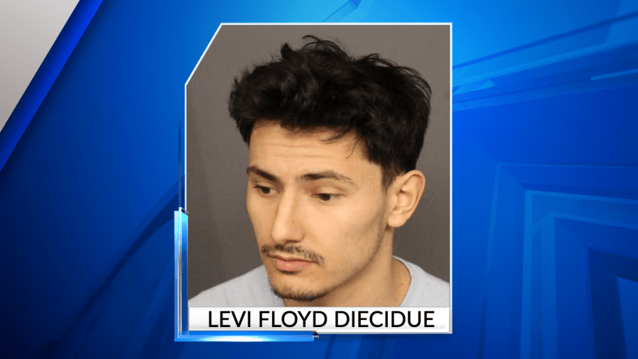 Levi Floyd Diecidue, accused of double homicide on New Year's in downtown Denver