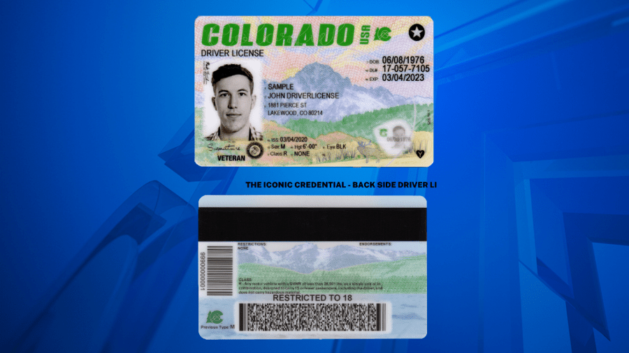 New Colorado license design