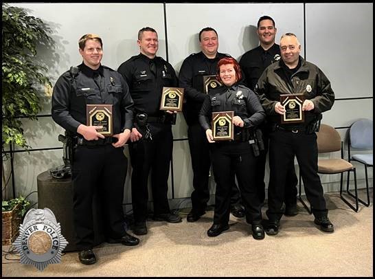 Denver officers rewarded for extra effort