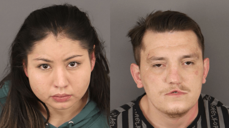 Booking photos of Nicole Casias, Alonzo Montoya