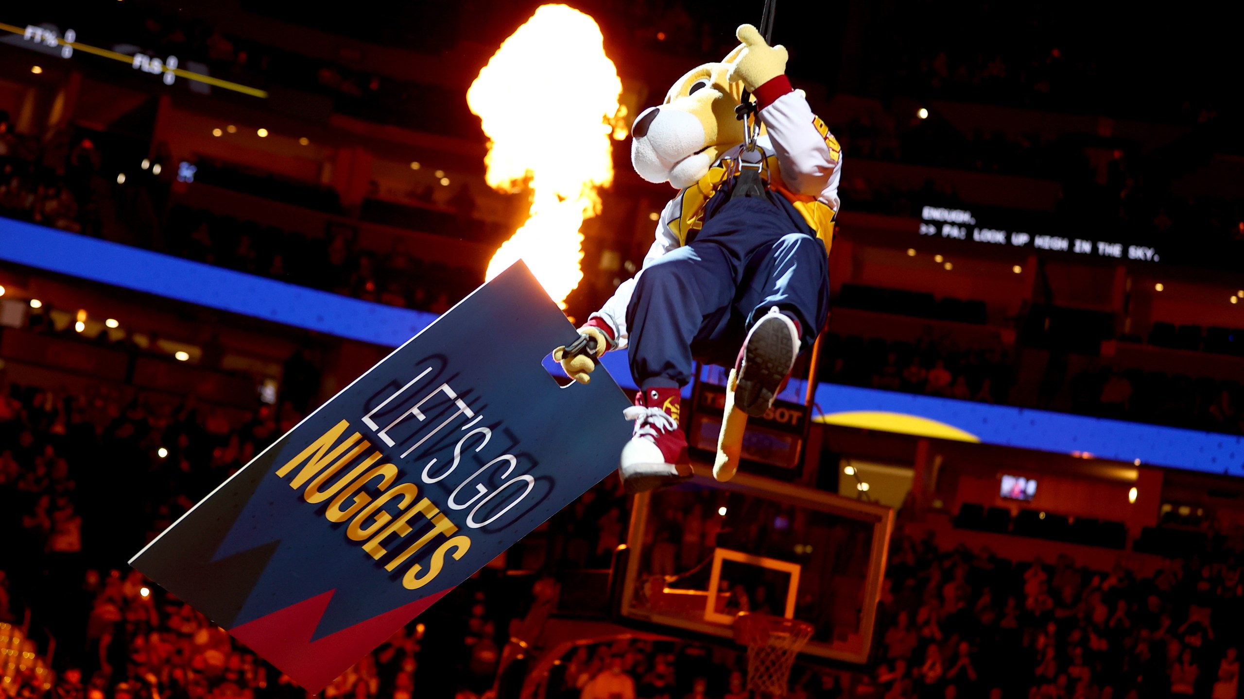 Rocky the Mountain Lion, Denver Nuggets' mascot