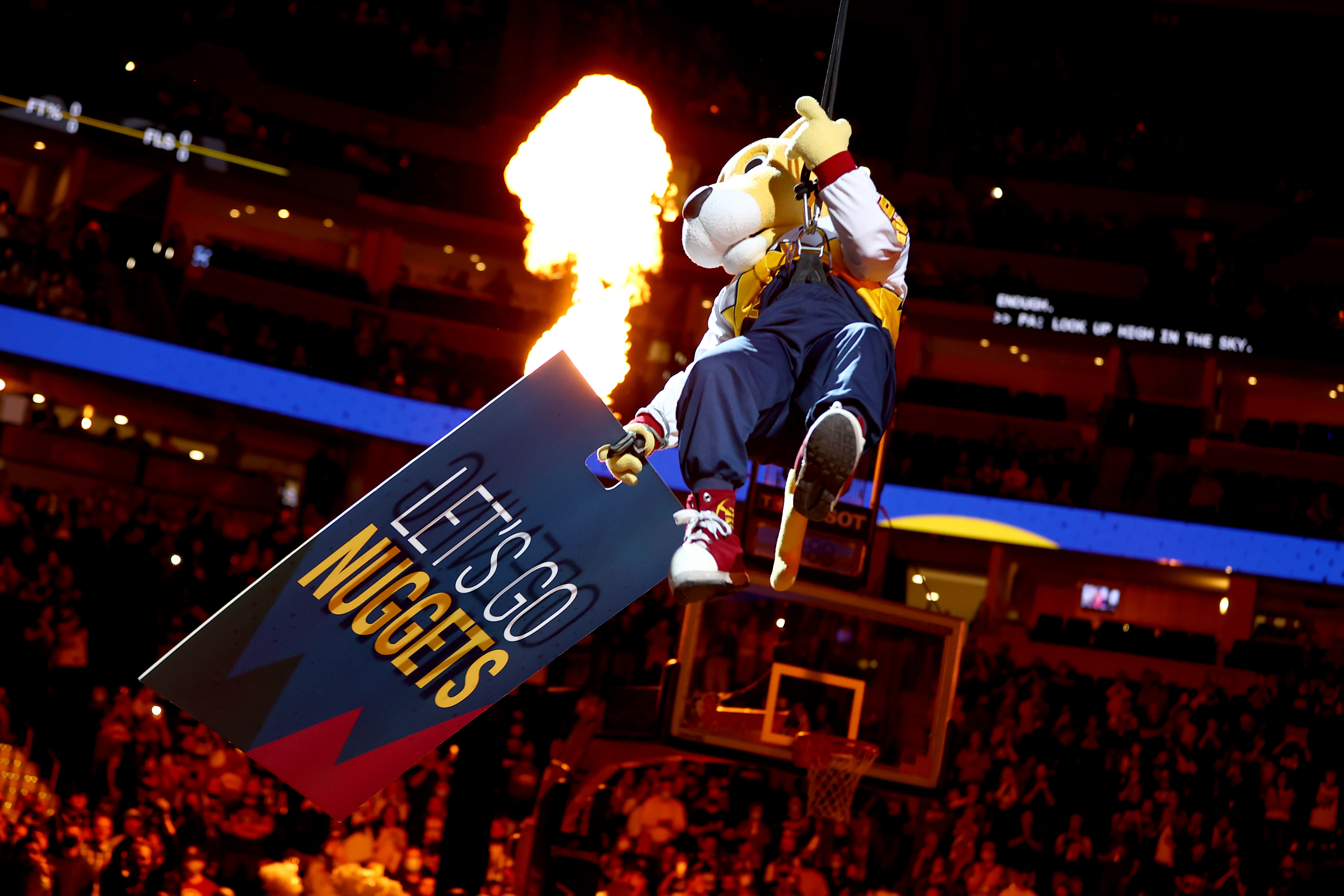 Rocky the Mountain Lion, Denver Nuggets' mascot