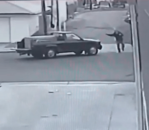 Aurora truck theft hit and run surveillance video