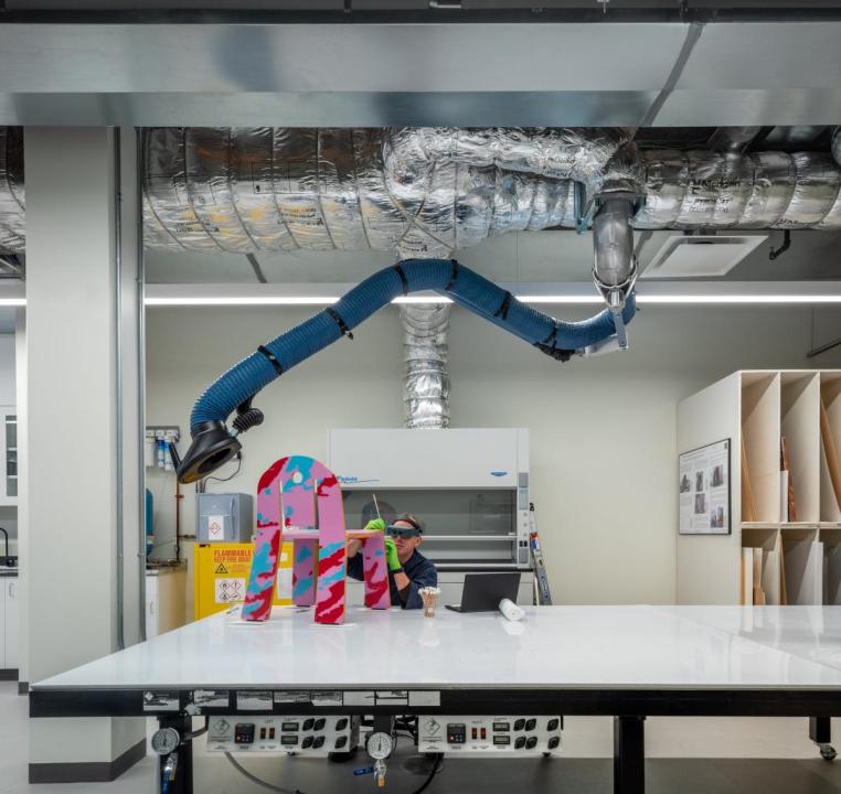 The Denver Art Museum's new conservation laboratory in the Martin Building.