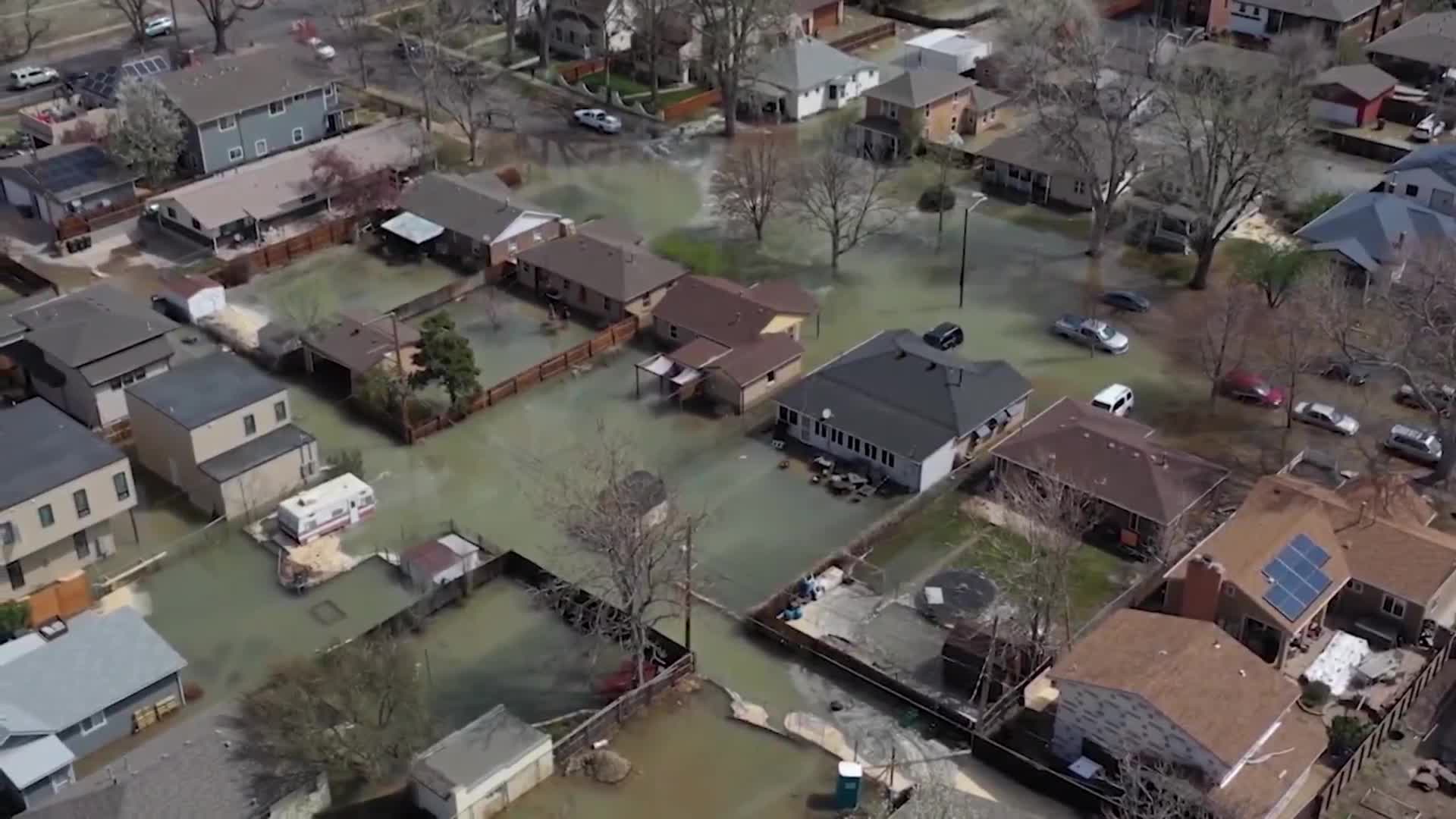 Denver water main break in Berkeley neighborhood