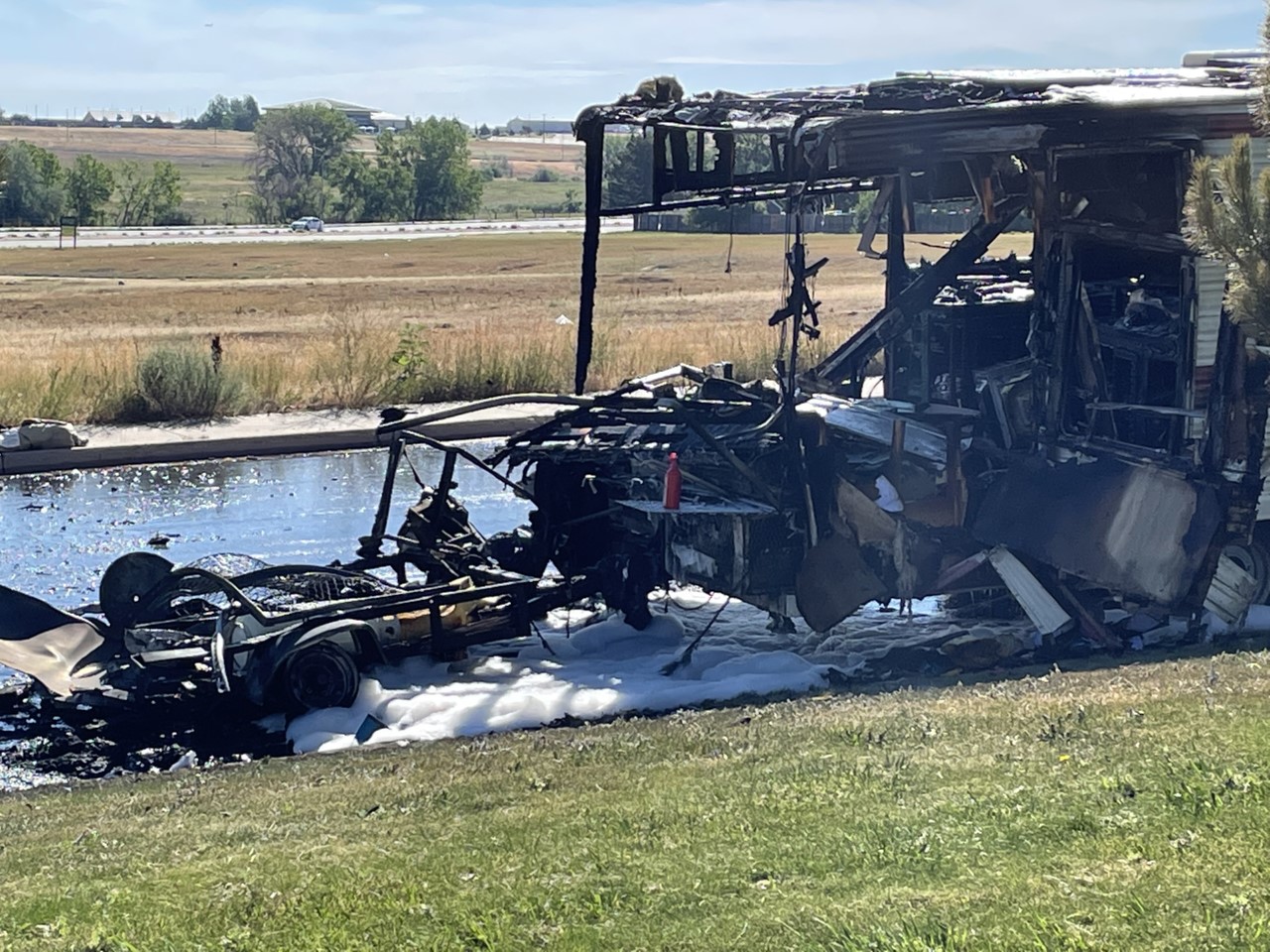 RV fire in Aurora