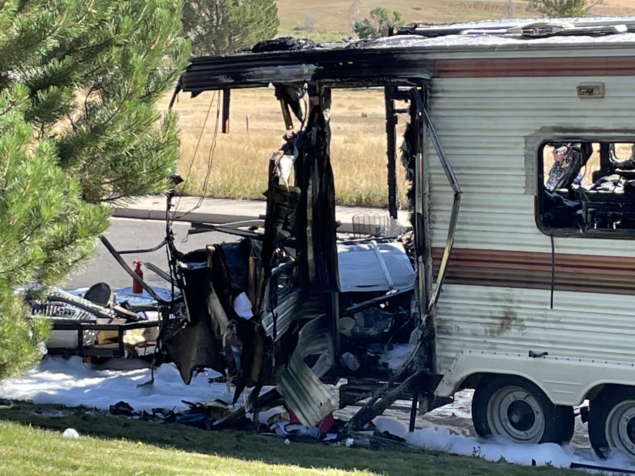 Aurora Fire put out RV fire after explosion