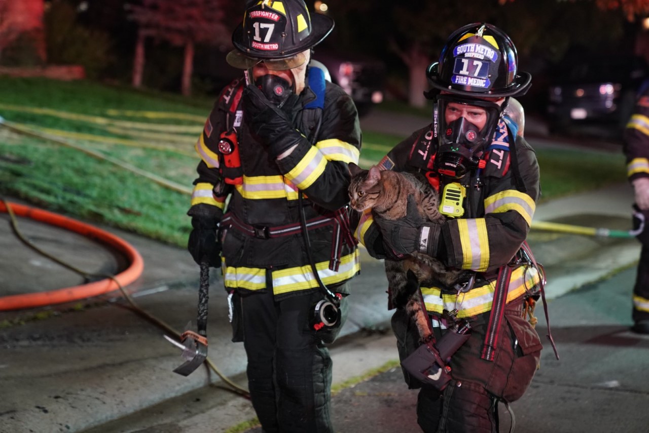 South Metro Fire Rescue firefighters on a scene