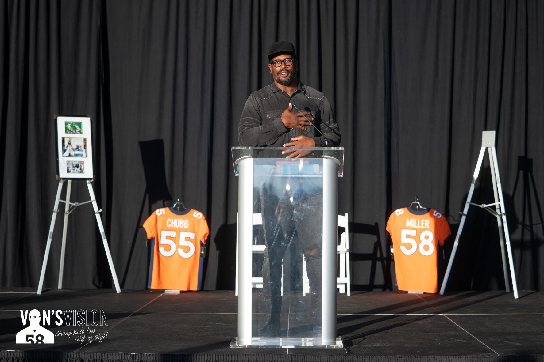 Von Miller's 3rd annual "A Night to Take Flight" fundraising event at Jet Linx Aviation in Centennial