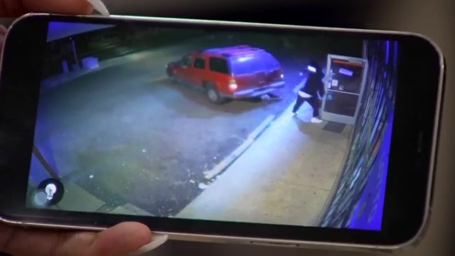 Surveillance video shows burglars breaking into El Agave Liquor store