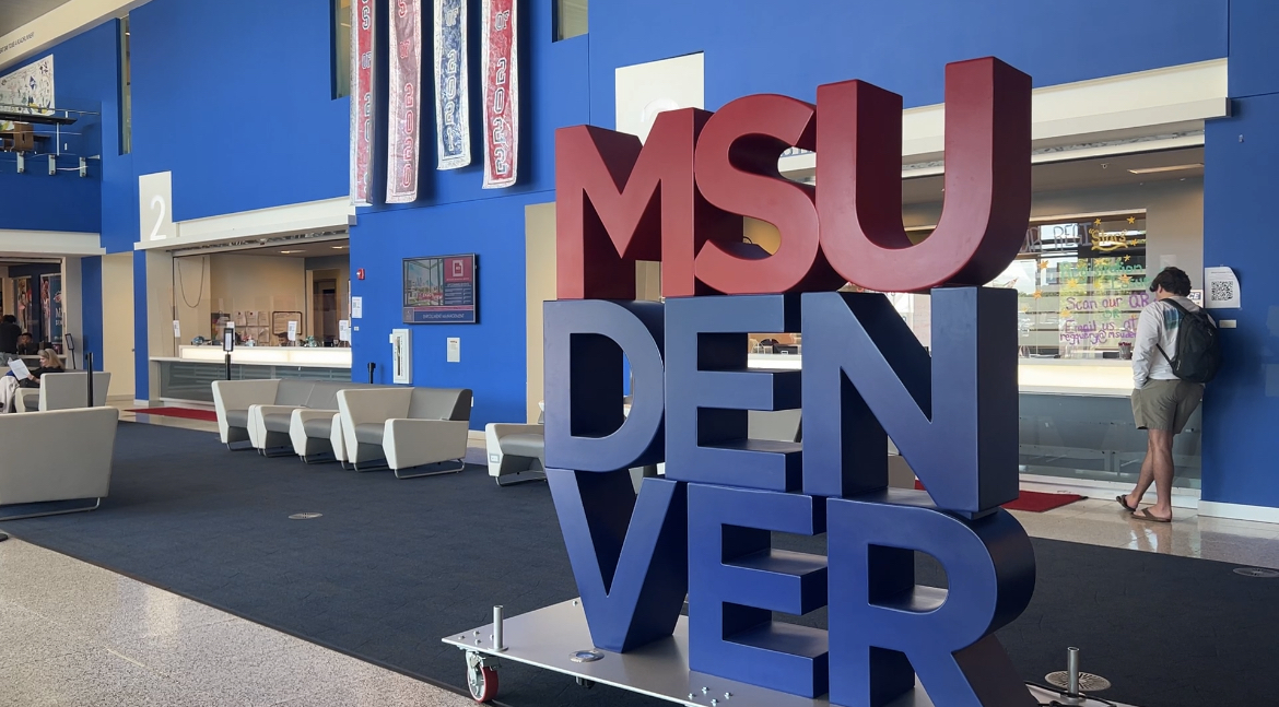 MSU Denver interior sign