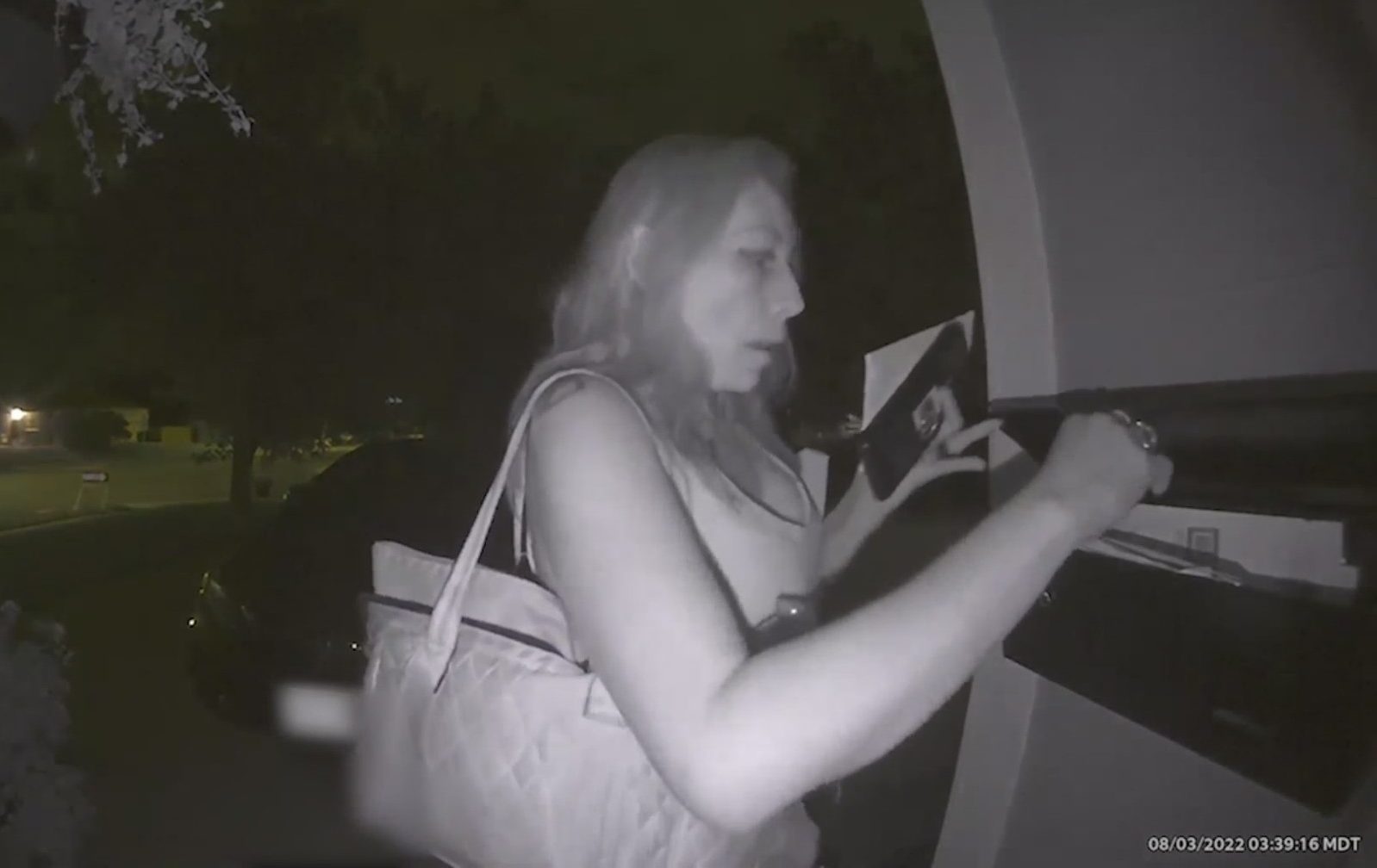 Woman caught on camera stealing mail