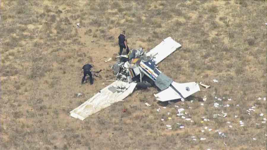 SkyFOX over small plane crash near Centennial Airport