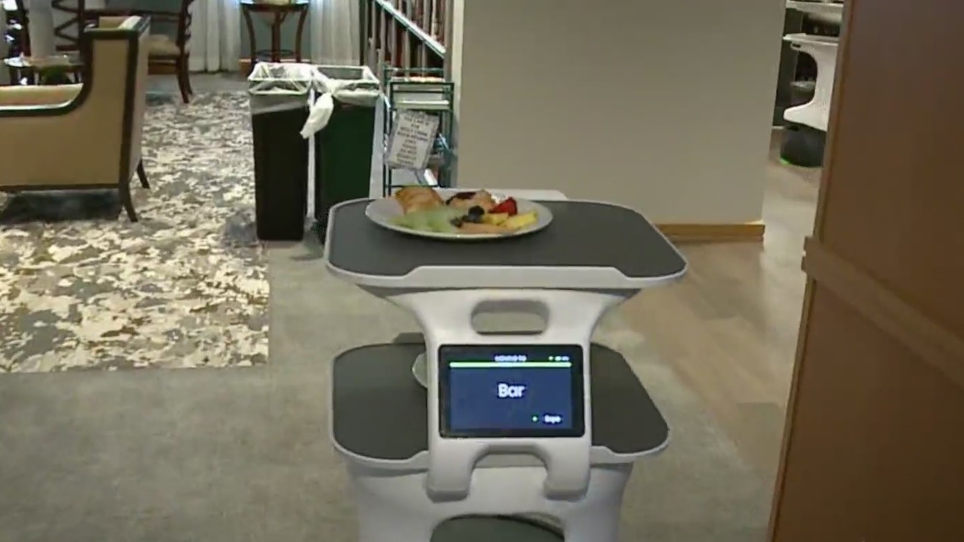 Retirement community using robots to serve residents