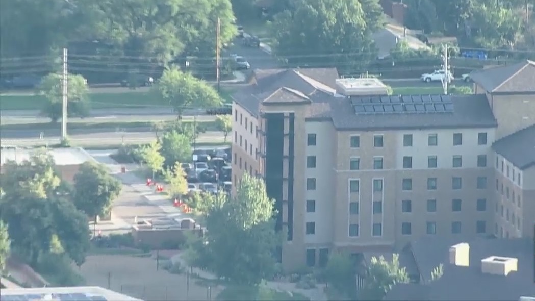 Williams Village North residence hall on the CU Boulder campus.