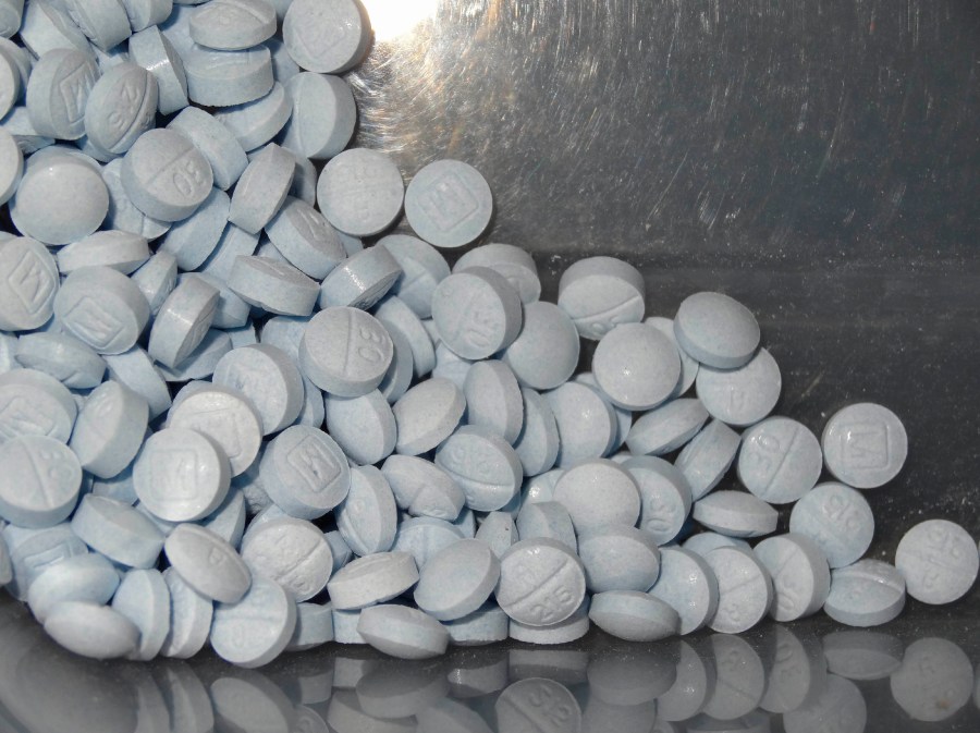 Blue fentanyl-laced oxycodone pills