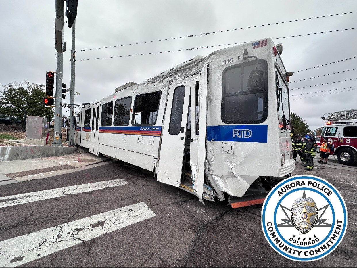 RTD train derailment