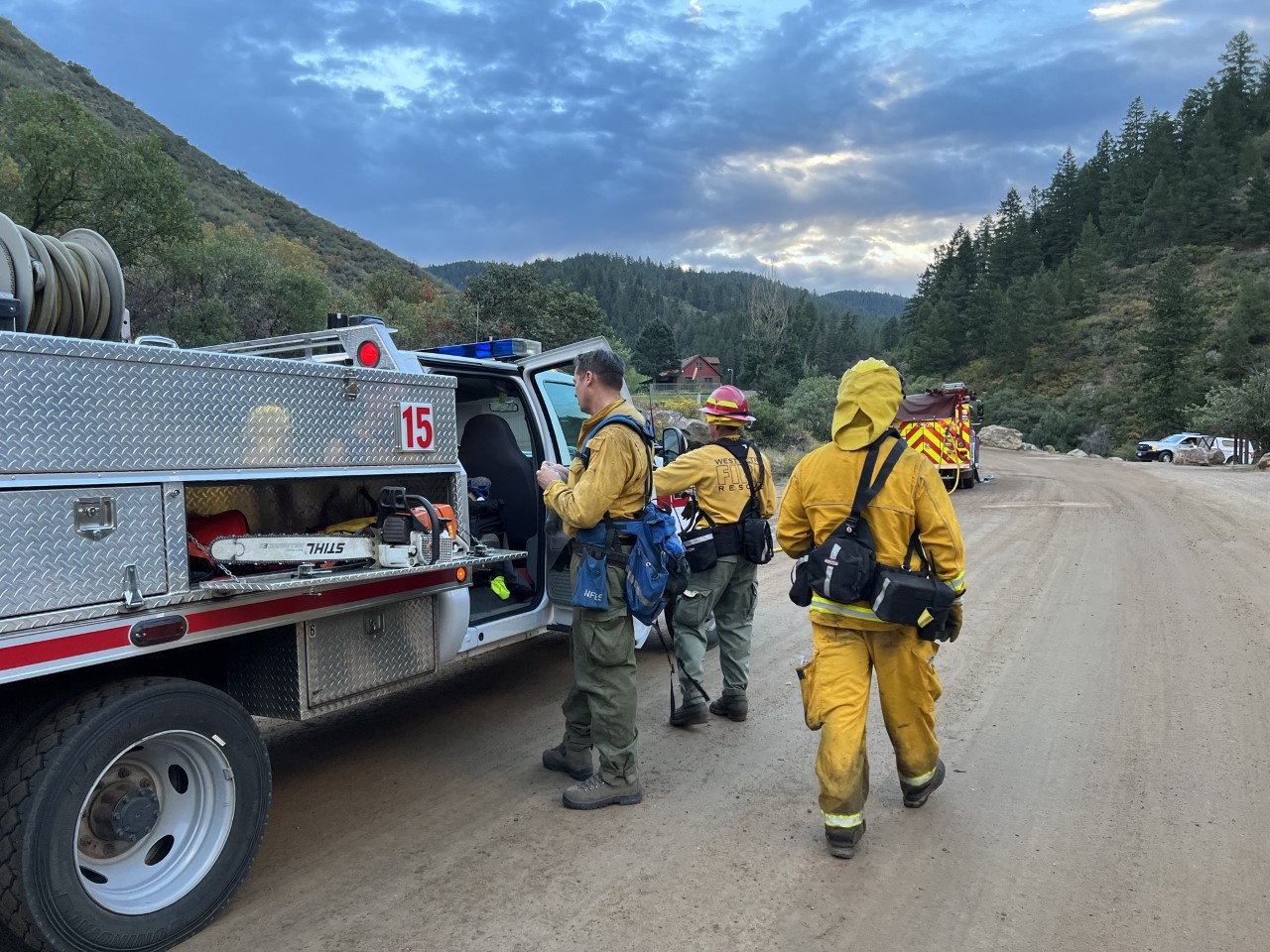 Waterton Canyon wildfire