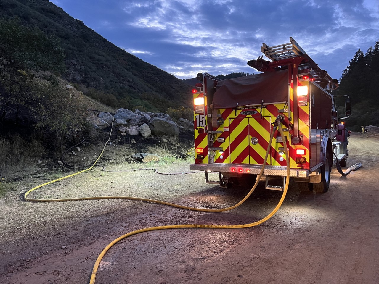 Waterton Canyon wildfire