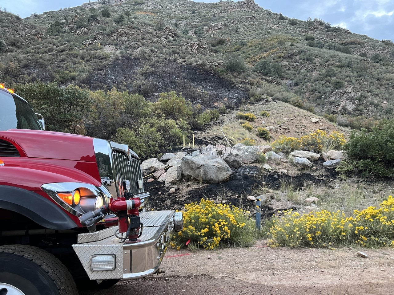 Waterton Canyon wildfire