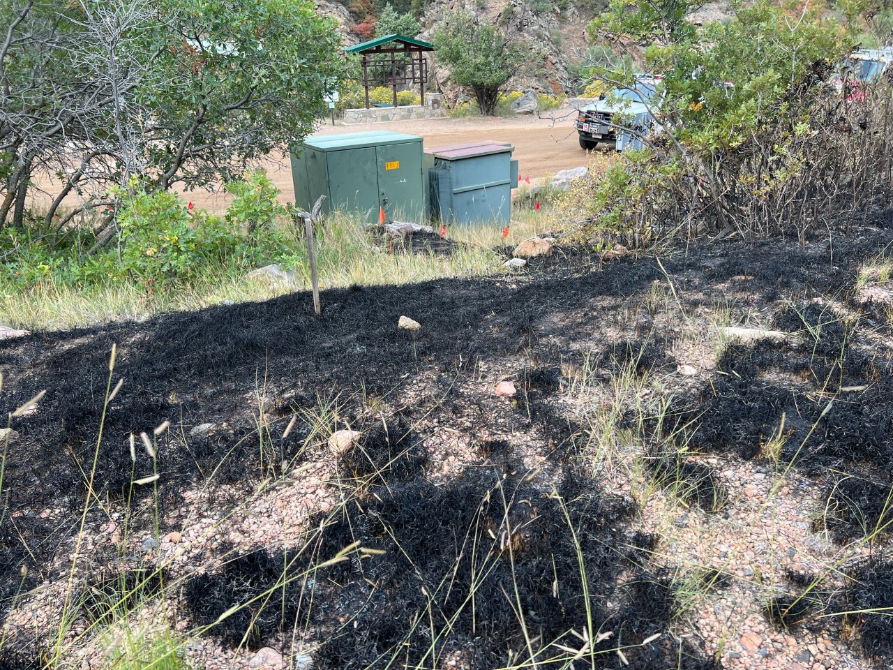 Waterton Canyon wildfire