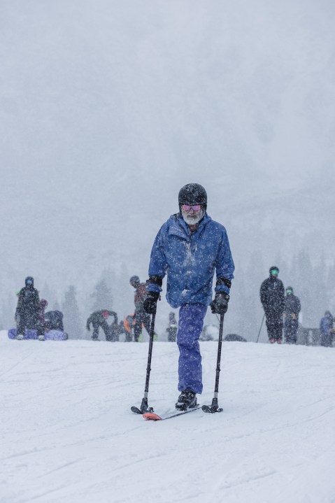 Skier hits opening day at Arapahoe Basin