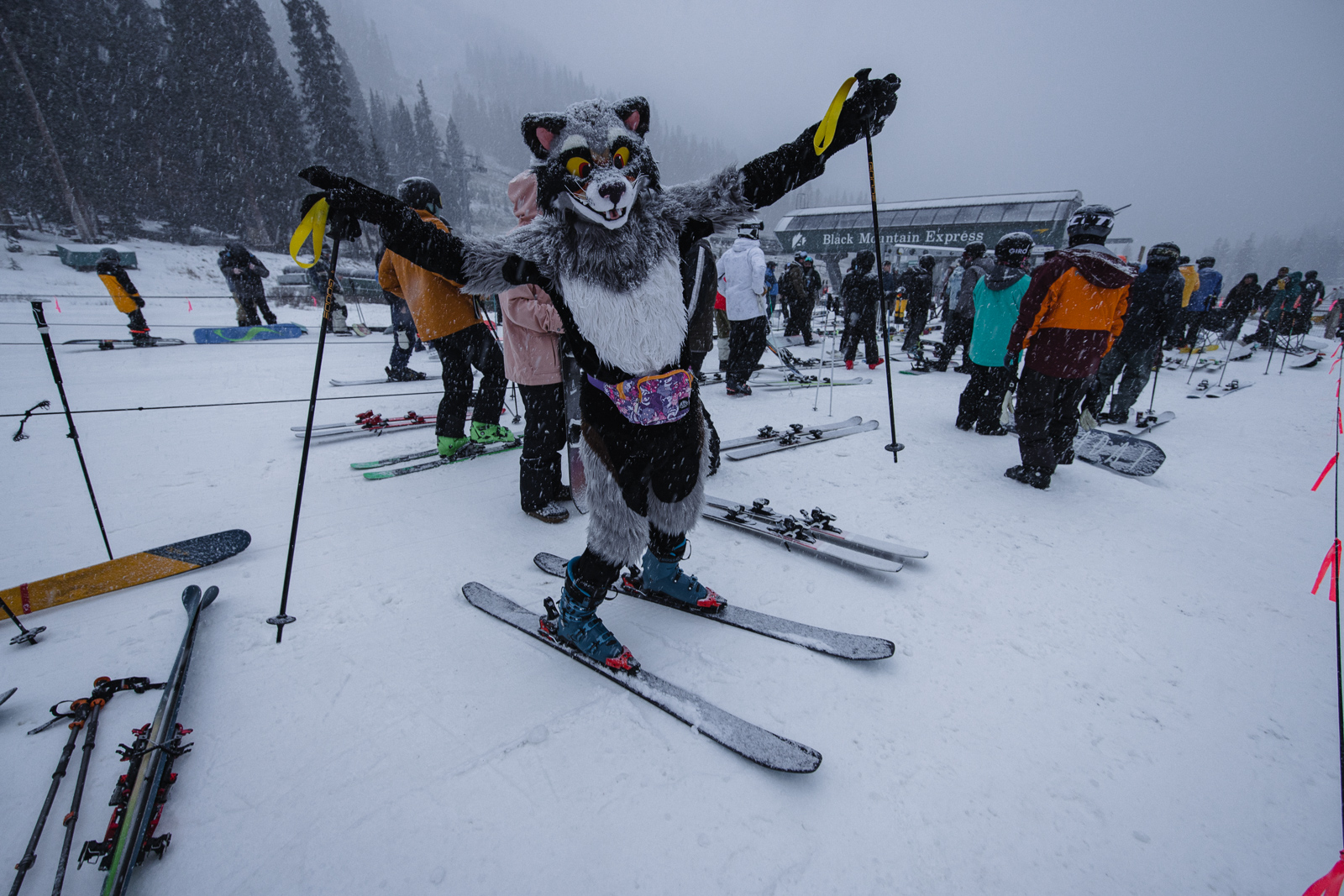 Skiers get creative with costumes on opening day at A-Basin