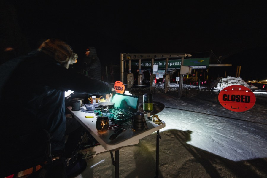 People camping out waiting for Arapahoe Basin's opening day