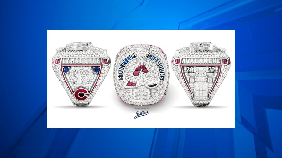 Colorado Avalanche 2022 Stanley Cup ring