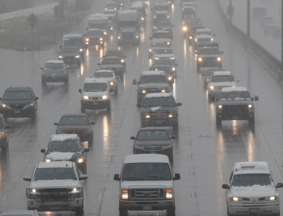 Interstate 25 traffic jam