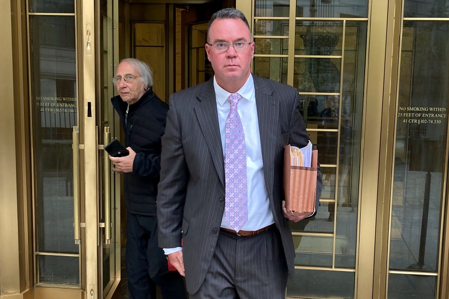 Timothy Shea leaves Manhattan federal court