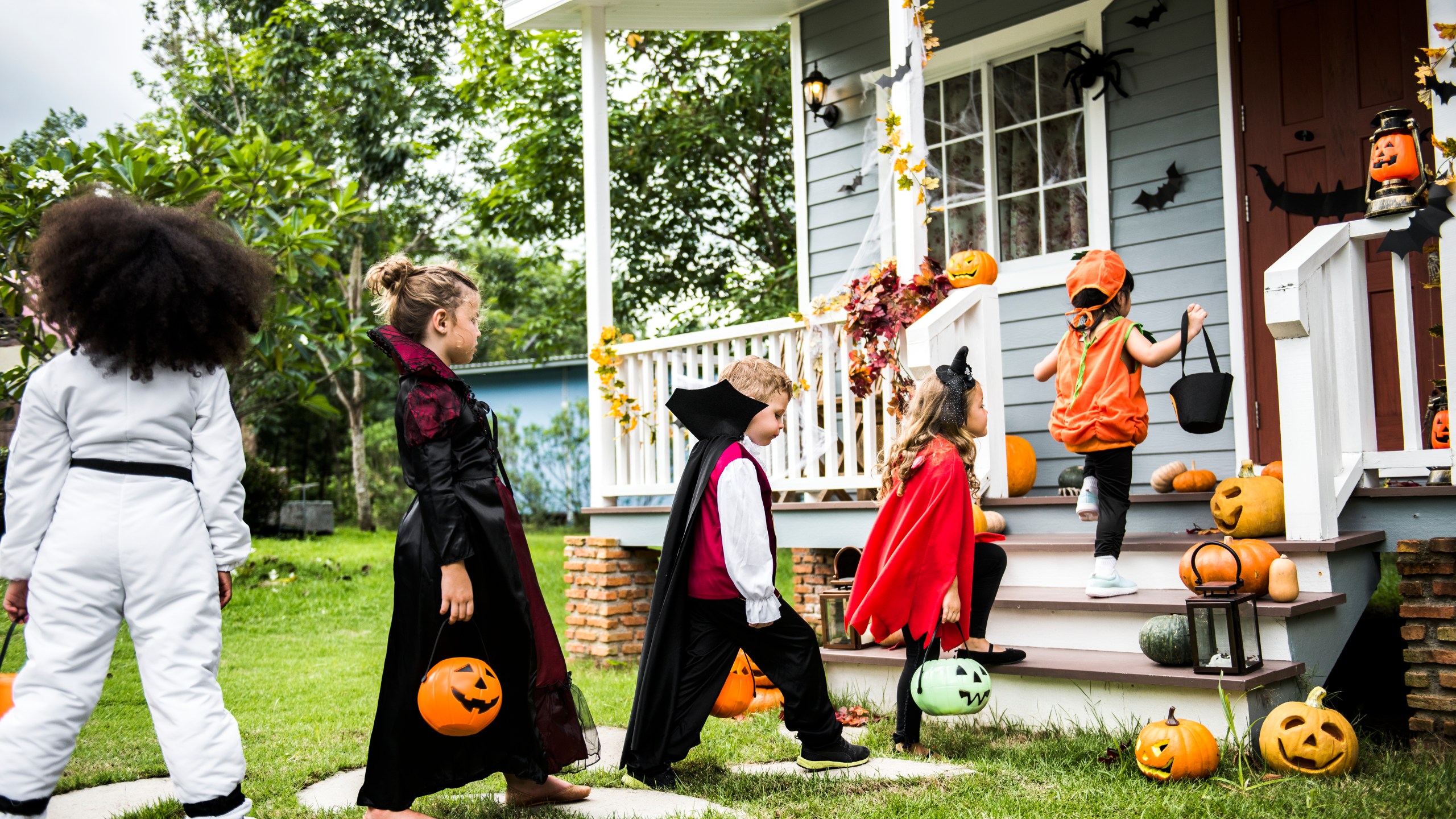 Trick or treating in Denver