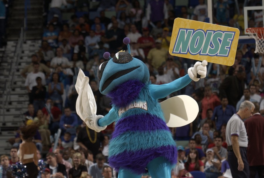 Hugo the Hornet, mascot of the New Orleans Hornet