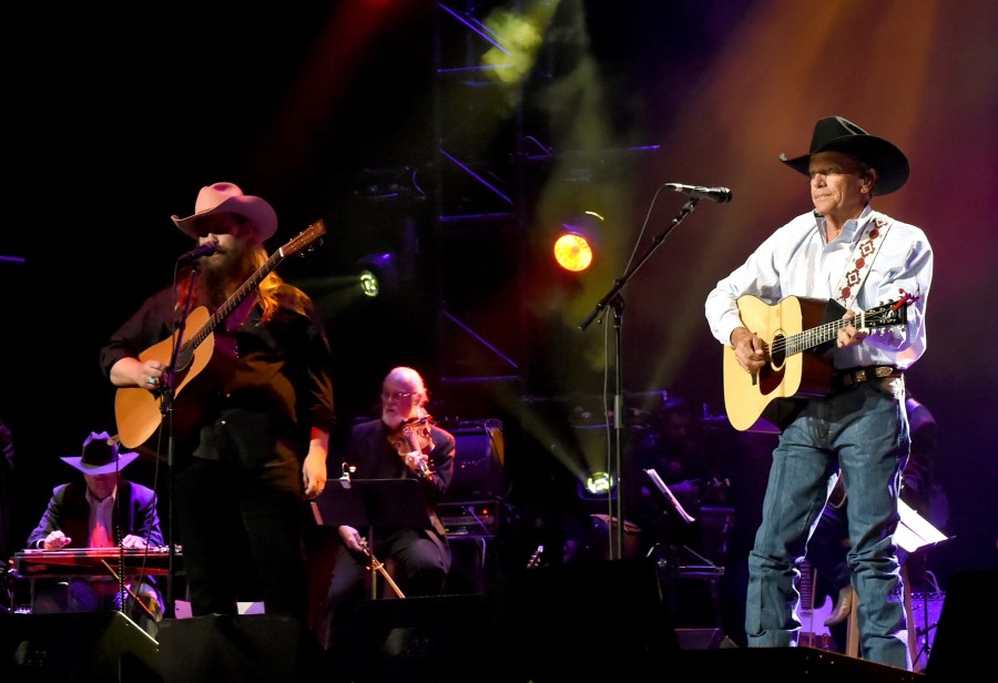 George Strait With Special Guests Miranda Lambert, Chris Stapleton, Lyle Lovett And Robert Early Keen At Hand In Hand Texas Benefit Concert