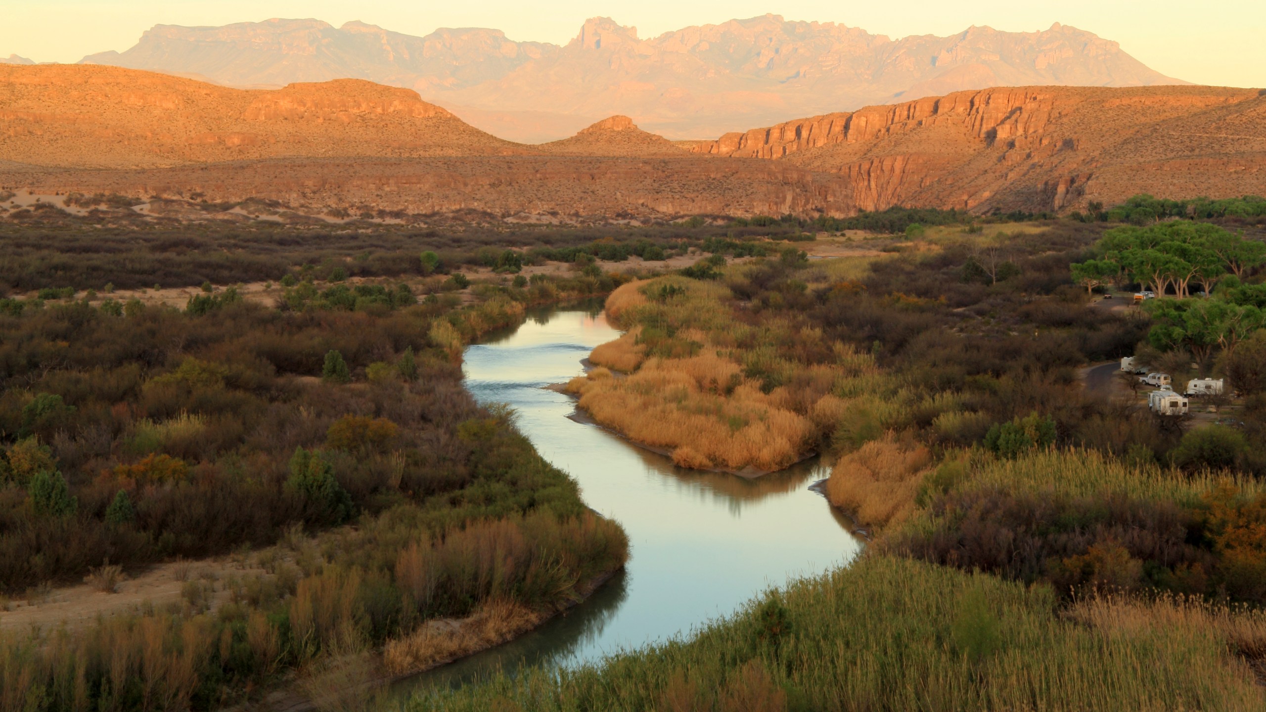 The Rio Grande as viewed from the Rio Grande Village Nature Trail