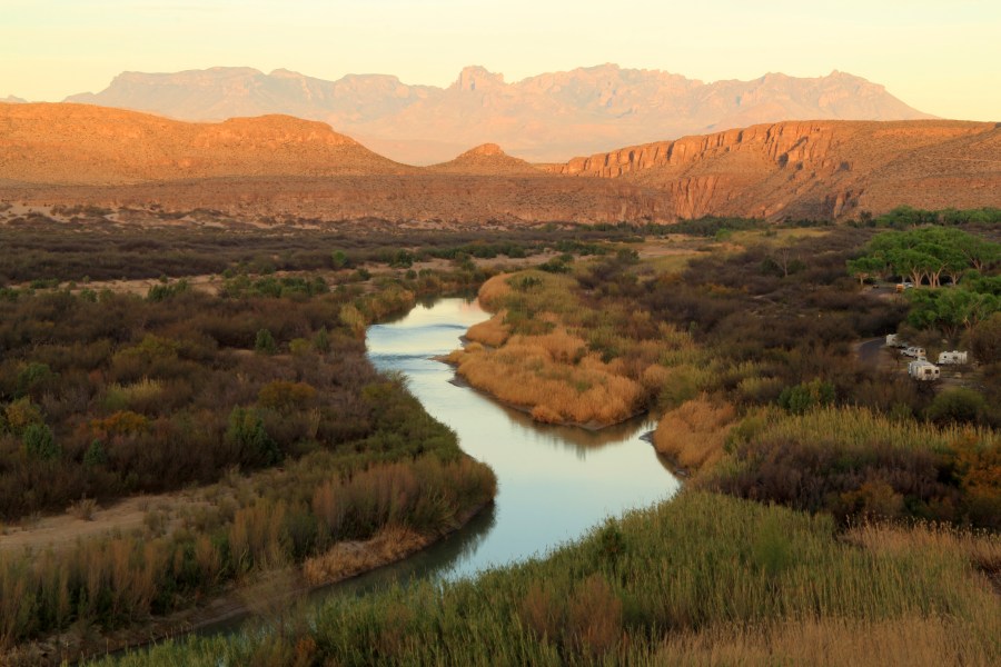 The Rio Grande as viewed from the Rio Grande Village Nature Trail