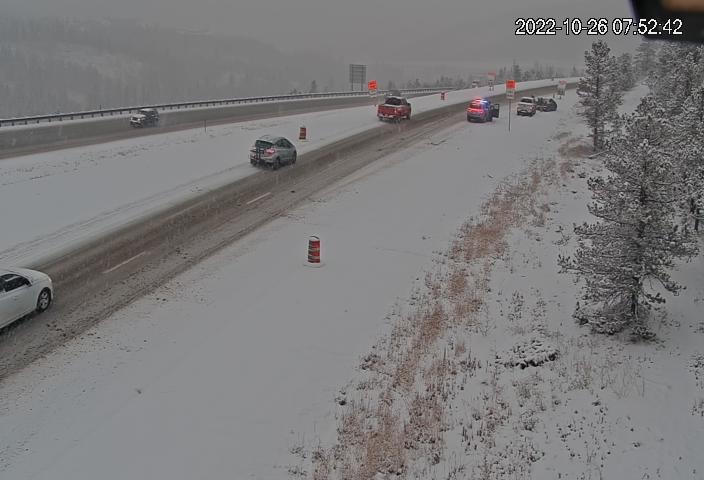 Snow impacts travel on I-70 near Frisco