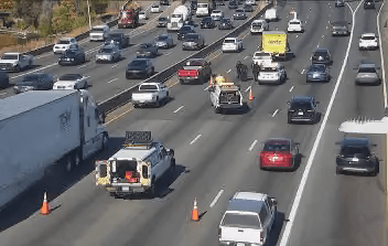 Crash on I-25 near 6th Avenue